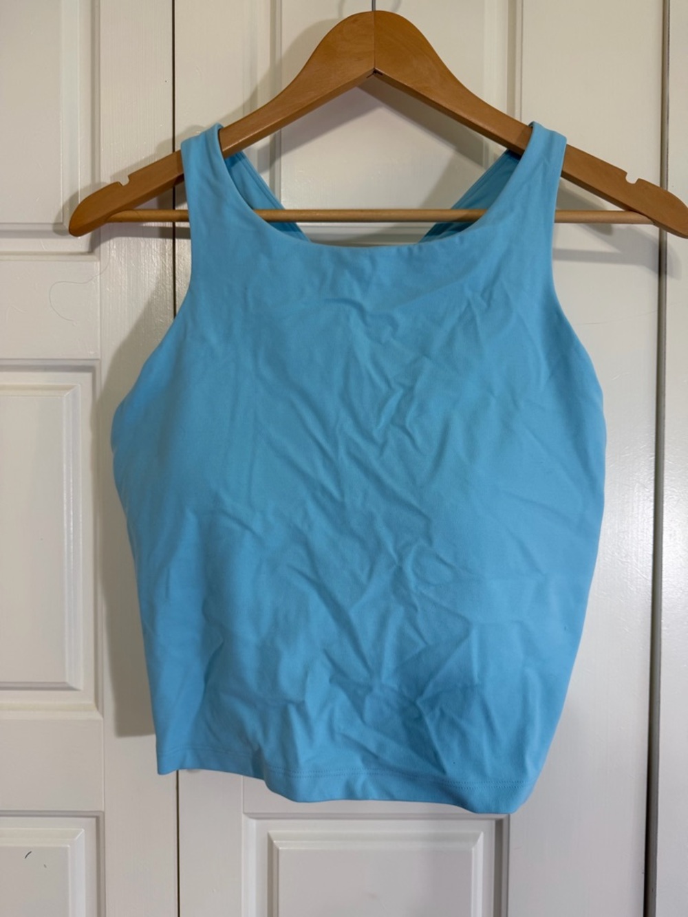 Athleta Tank Top and Leggings in aqua